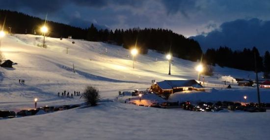 Nachtskifahren auf der Alpspitze in Nesselwang