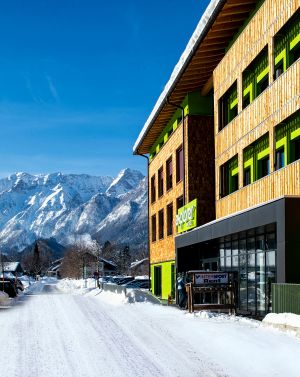 Das Explorer Hotel in Hinterstoder im Winter