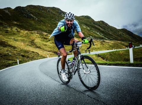 Zapalony kolarz, fotograf: Sportograf