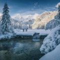 Traumhafte Winterstimmung rund um den Schiederweiher