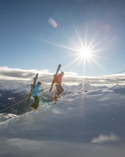 Winterklettersteig Hochzillertal Kaltenbach im Zillertal erfreut die Wintersportler mit traumhaften Aussichten auf die Berge!