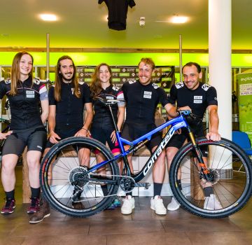Teampräsentation des Mountainbike Racingteams
