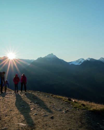 Lever de soleil en randonnée
