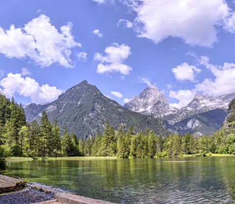 At Schiederweiher, the most beautiful place in Austria, enjoy a fantastic panorama and experience nature up close The Schiederweiher is only a 40-minute walk from the Explorer Hotel Hinterstoder and shows you at a glance how beautiful the Pyhrn-Priel region is.