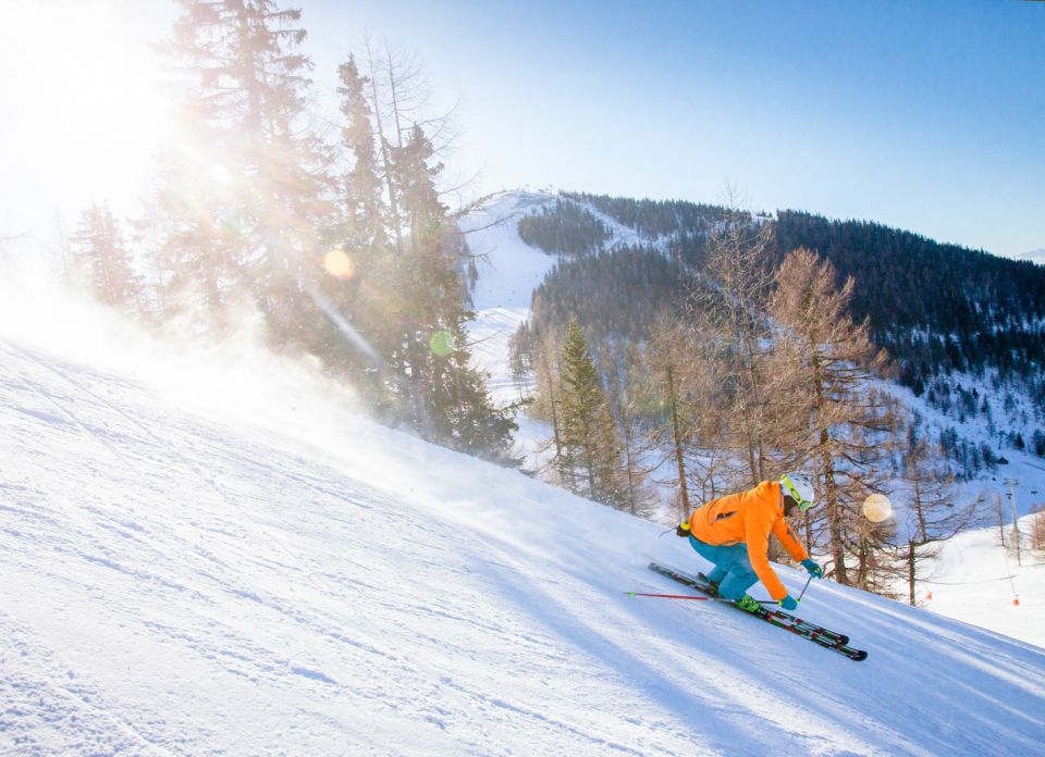 Sunny slopes await you around the Explorer Hotel Bad Kleinkirchheim