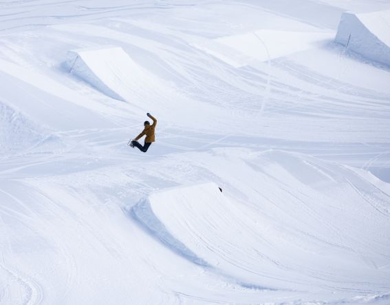 Optimale Bedingungen zum Snowboarden im Zillertal