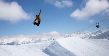 Snowboarden im Skigebiet Hochzillertal-Hochfügen