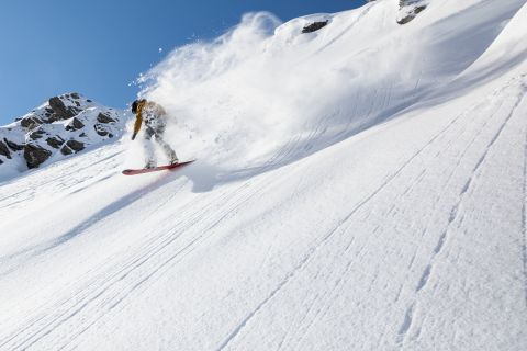 Super Schnee für Snowboarder im Urlaub in Tirol