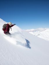 Unberührte Schneemassen im Skigebiet Hochzillertal