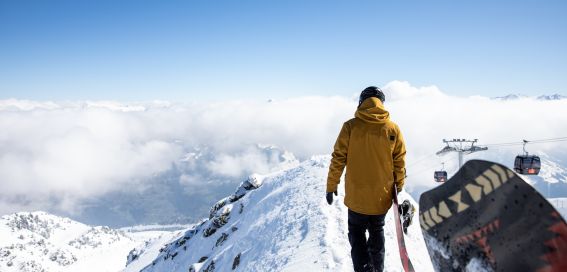 Tolle Aussichten im Skiurlaub in den Bergen