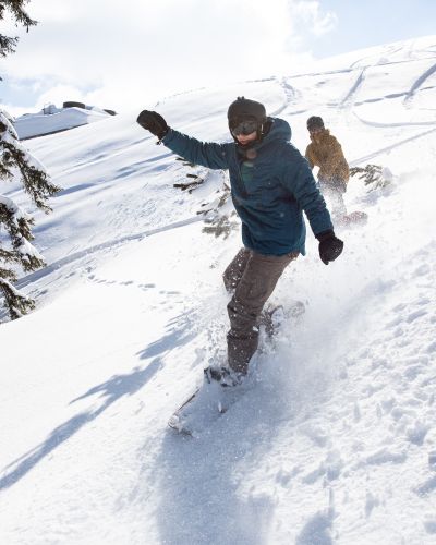 Snowboarden im Zillertal in Tirol