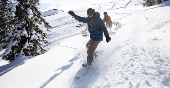 Snowboarden im Zillertal in Tirol