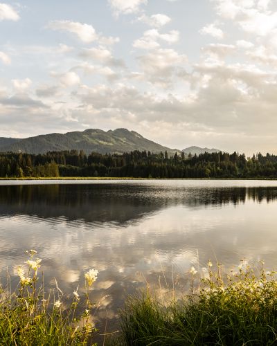 Sommerurlaub im Allgäu. Nesselwang ist der perfekte Ort zum Wandern, Radfahren und einfach in der Natur entspannen. Familienurlaub Allgäu buchen und die Auszeit genießen.