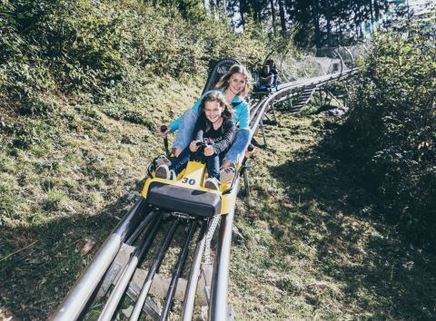 It goes down the mountain at a rapid pace - a perfect day during the holidays.