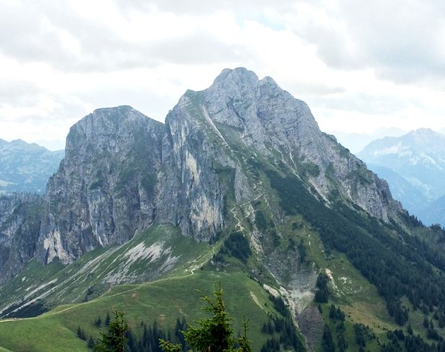 Vista da Breitenberg ad Aggenstein