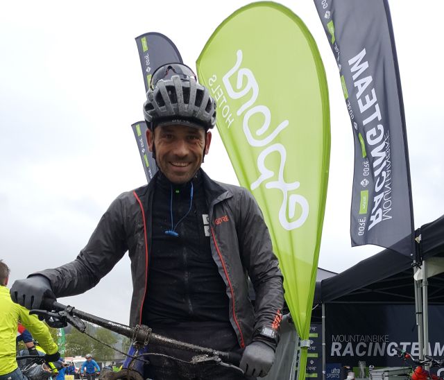 Zawodowiec rowerowy Steffen Thum na Festiwalu Rowerowym w Willingen