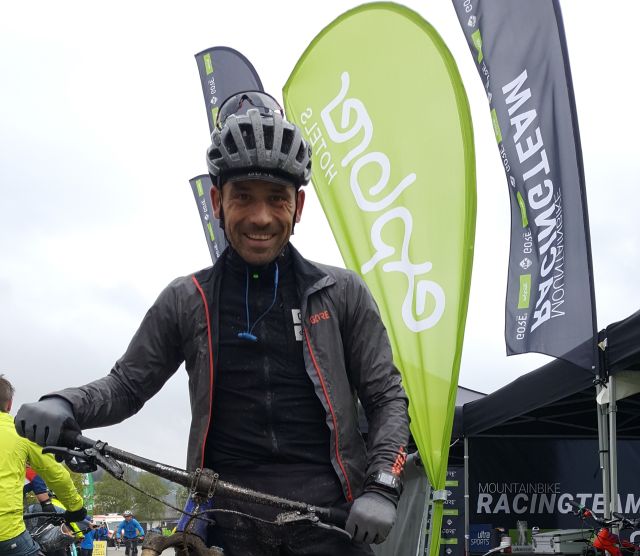 Cyklistický profesionál Steffen Thum na cyklistickém festivalu ve Willingenu