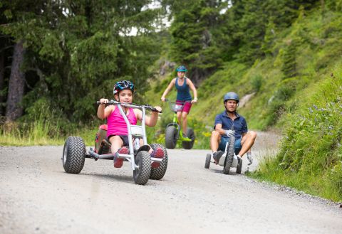 At the Mountain Cart in Montafon, adventurers of all ages will have a lot of fun they won't soon forget!