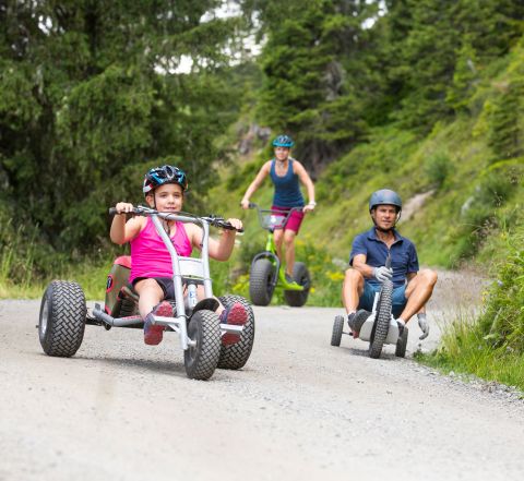 W Mountain Cart w Montafon miłośnicy przygód w każdym wieku będą się świetnie bawić, o czym długo nie zapomną!