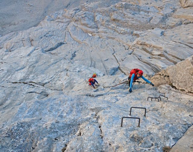 Are you ready for the new challenge? Climbing in Hinterstoder am Grosser Priel during your summer holiday in Austria