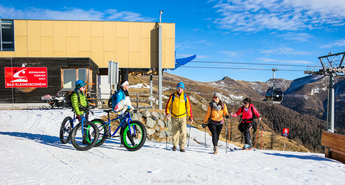 Fatbiken und Schneeschuheandern in Bad Kleinkirchheim