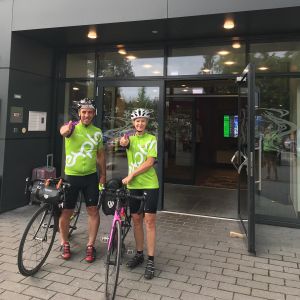 Der Start am Explorer Hotel Berchtesgaden