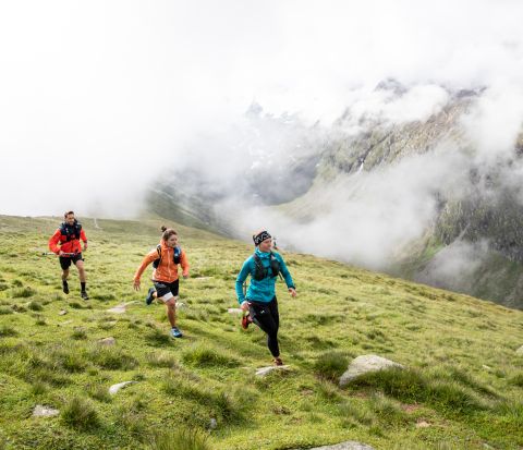 Trailrunnen op de Hohen Mut in Obergurgl. Startpunt is het Explorer Hotel in Umhausen, uw perfecte accommodatie voor wandelingen en trailruns in Natuurpark Ötztal.