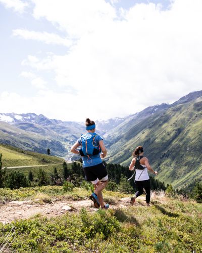 Trailrunning in den Alpen mit Aussicht