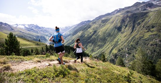 Trailrunning in den Alpen mit Aussicht