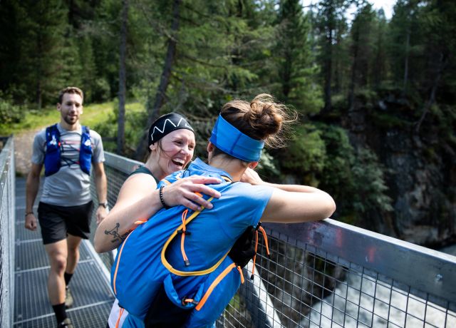 Powrót z biegów górskich w Obergurgl w Alpach Ötztalskich w Tyrolu. Dzisiejsza sportowa wycieczka zabrała nas z hotelu Explorer w Umhausen do Hohe Mut.