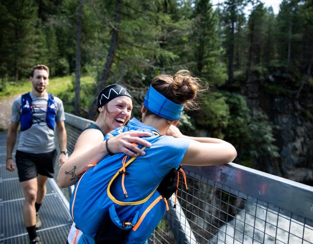 Terug van trailrunnen in Obergurgl in de Ötztaler Alpen in Tirol. De sportieve excursie van vandaag voerde ons van het Explorer Hotel in Umhausen naar de Hohe Mut.