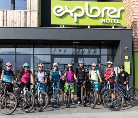 The Explorer Ladies Bike Camp in Kitzbühel