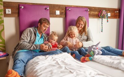 Die Explorer Zimmer sind mit 21 m² ausreichend groß und bieten der ganzen Familie viel Komfort und ausreichend Platz.