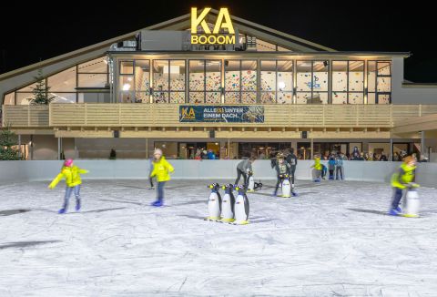 Ice skating at KABOOOM