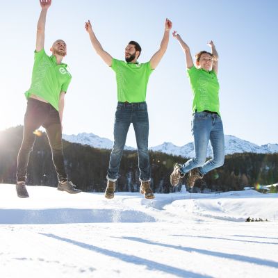 Schnee und Spaß in den Explorer Regionen.