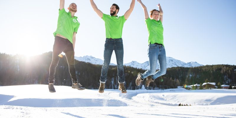 Wir freuen uns über den Neuschnee! Schnee und Spaß in den Explorer Regionen.