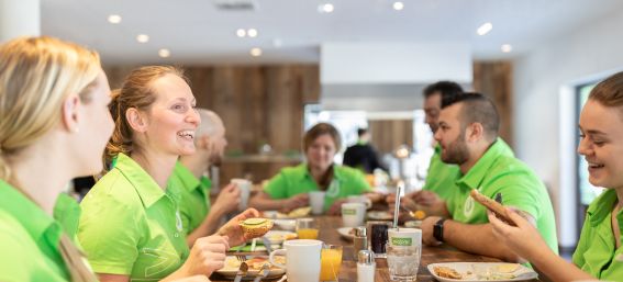 Das vitale Frühstücksbuffet lässt keine Wünsche offen