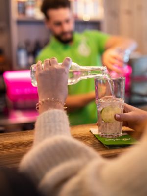 Hochwertige Gins an der Explorer Bar