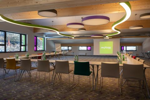 Light-filled conference room