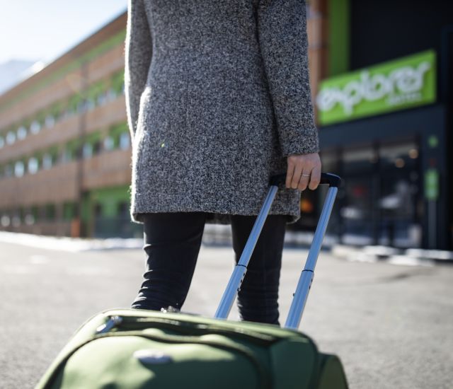 Příjezd do hotelů Explorer