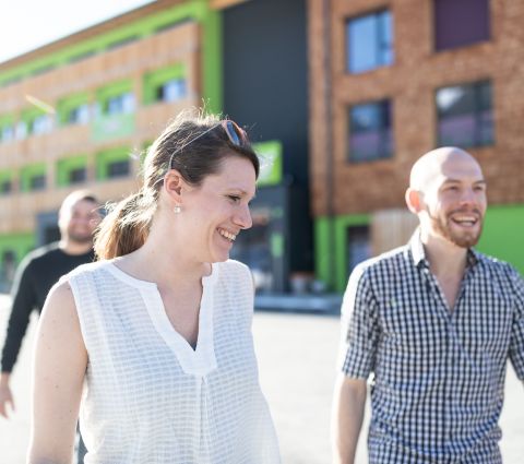 Geniet van de zon tijdens de pauze