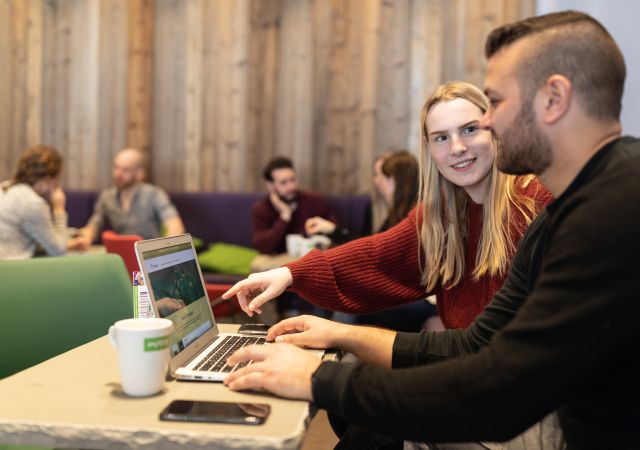 Even in small groups, a conference in a hotel in the Alps can be a great opportunity to work.