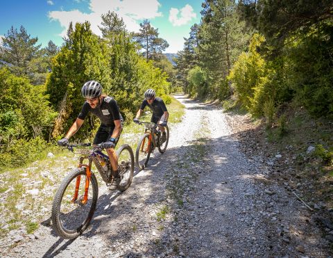 Rémi and Steffen at the Transpyr