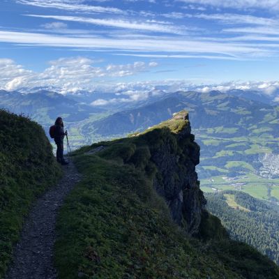 Auf dem Weg zum Kitzbühler Horn