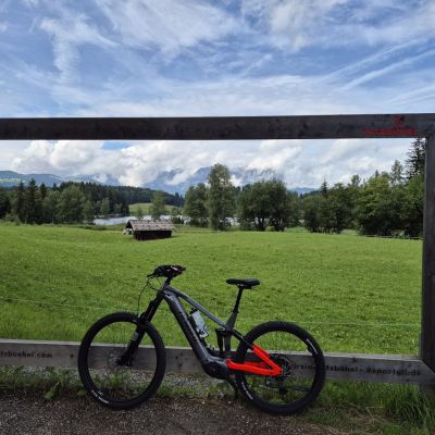 Schöne Radtour nach Kitzbühel und dem Schwarzsee.