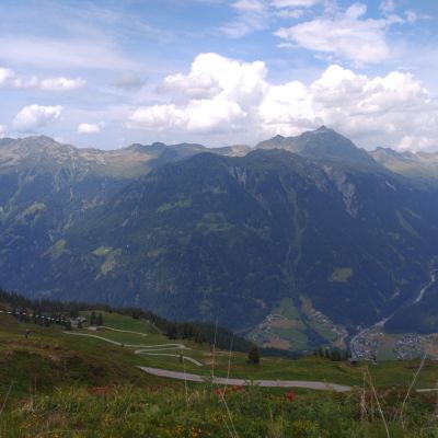 Aussicht von der Bergstation Versettlabahn