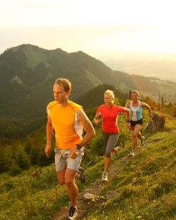 Laufen kannst Du wunderbar auf der Alpspitze