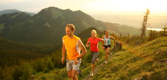 Laufen kannst Du wunderbar auf der Alpspitze