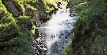 Toller Wasserfall an der Alpspitze in Nesselwang