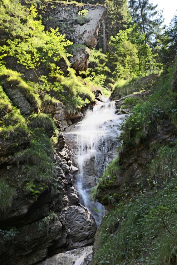 Toller Wasserfall an der Alpspitze in Nesselwang